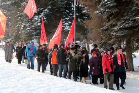 Челябинские коммунисты почтили память Вождя мирового пролетариата