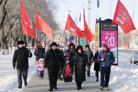 Коммунисты Амурской области провели возложения в день смерти В.И. Ленина