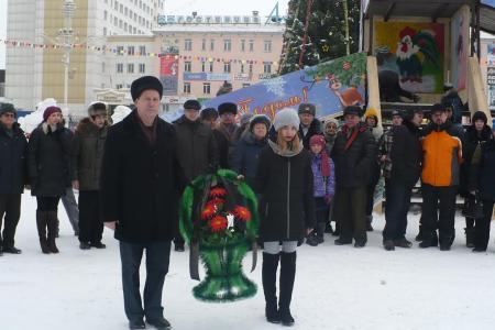 Коммунисты Республики Алтай почтили память В.И. Ленина