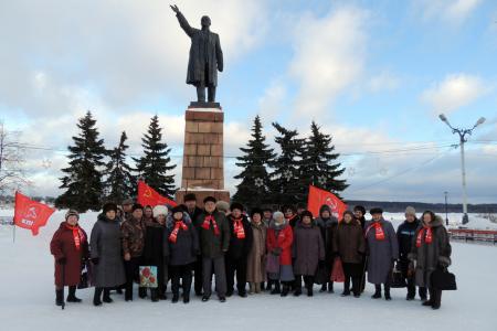 Ивановская область. ​Коммунисты Кинешмы почтили память В.И. Ленина