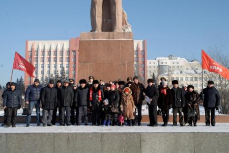 Коммунисты и комсомольцы Забайкальского края почтили память В.И. Ленина