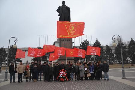 День памяти Ленина в Астрахани
