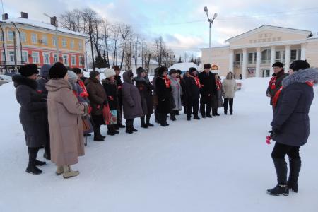 Ивановская область. ​Коммунисты Кинешмы почтили память В.И. Ленина