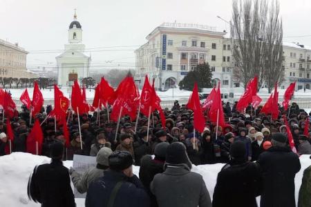 В Чувашии прошёл митинг в защиту прав трудящихся и малообеспеченных граждан, организованный Чебоксарским горкомом КПРФ