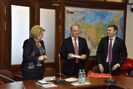 Г.А. Зюганов встретился с белорусскими школьниками