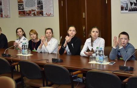 Г.А. Зюганов встретился с белорусскими школьниками