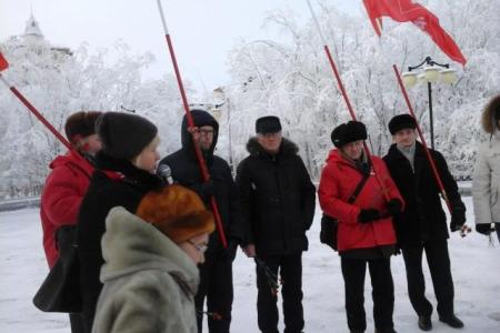 В Салехарде прошел митинг в память о В.И. Ленине