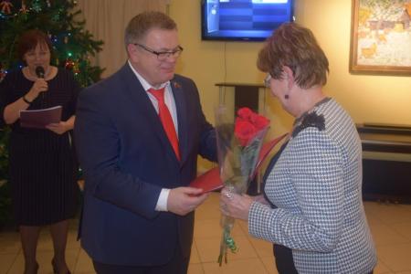 Московская область. Депутат-коммунист Александр Наумов поздравил коллектив газеты «Подольский рабочий» с Днем российской печати