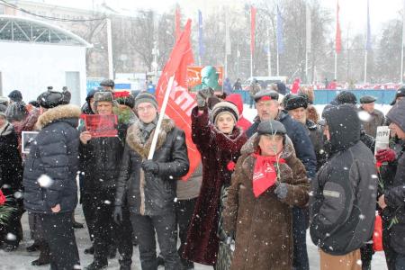 Россия вновь пойдёт по ленинскому пути! День памяти В.И. Ленина в Воронеже