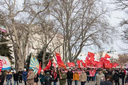 Краевое отделение КПРФ в честь Дня Советской Армии и Военно-морского флота провело праздничные мероприятия в Краснодаре 