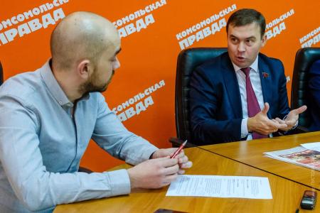 Красноярск. Встреча Ю.В. Афонина в «Комсомолке»