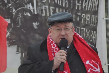 В Санкт-Петербурге состоялся митинг по случаю 99-й годовщины создания Советской армии