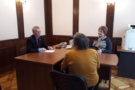 В рамках региональной недели С.М. Пантелеев провел личный прием граждан
