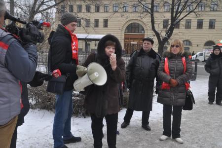 В Санкт-Петербурге состоялся митинг против навязывания кредитов гражданам