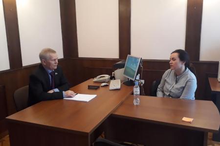 В рамках региональной недели С.М. Пантелеев провел личный прием граждан