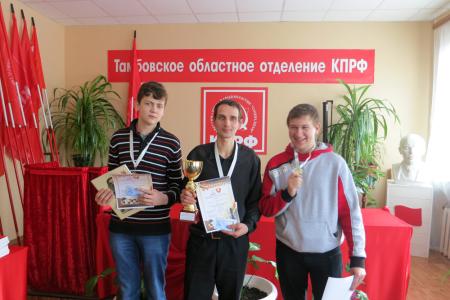 Тамбовская область. Коммунисты и комсомольцы провели шахматный турнир в честь юбилея Великого Октября