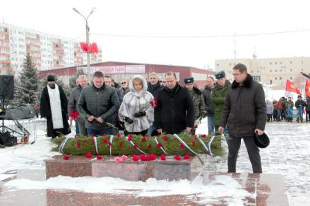 Волгоградская область. В Волжском прошел митинг, посвященный 28-й годовщине вывода советских войск из Афганистана