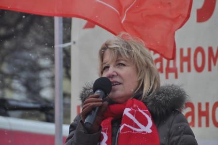В Санкт-Петербурге состоялся митинг по случаю 99-й годовщины создания Советской армии