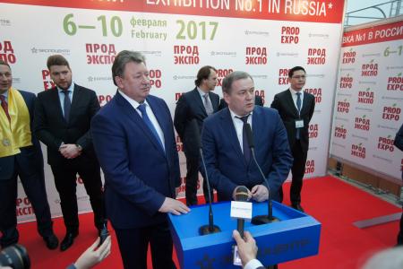 В.И. Кашин принял участие в открытии 24-й Международной выставки  «ПРОДЭКСПО-2017»