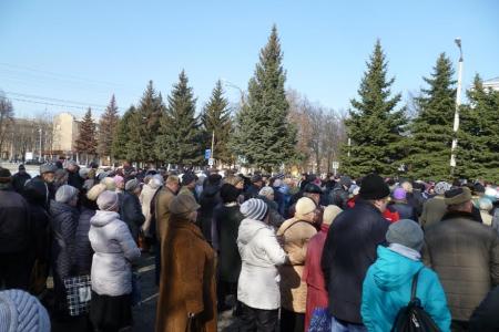 Тульская область. Новомосковские коммунисты провели массовый митинг против тарифно-коммунального беспредела