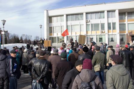 Томская область. В Северске коммунисты провели митинг против закрытия завода разделения изотопов