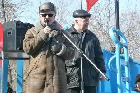 "Красная весна" в Самарской области. Митинг в Новокуйбышевске