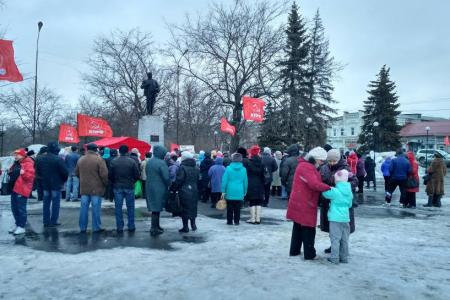 Свердловская область. В Камышлове состоялся митинг против преступного попустительства властей в сфере ЖКХ