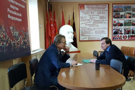 Владимир Поздняков провёл приём граждан в Чите