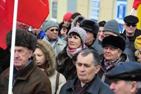 В Петрозаводске около пятисот человек вышли на митинг протеста, организованный КПРФ  