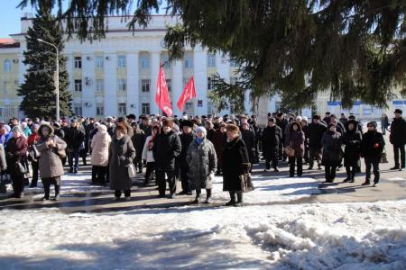 "Красная весна" в Самарской области. Митинг КПРФ в Жигулевске