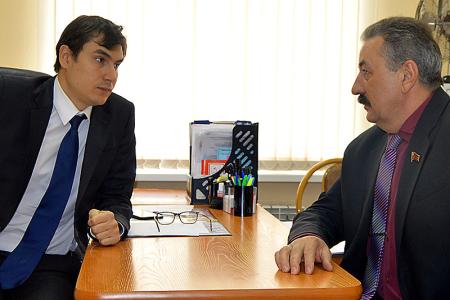 Алтайский край. Сергей Шаргунов провел встречи с избирателями в Барнауле и в Бийске
