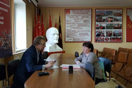 Владимир Поздняков провёл приём граждан в Чите