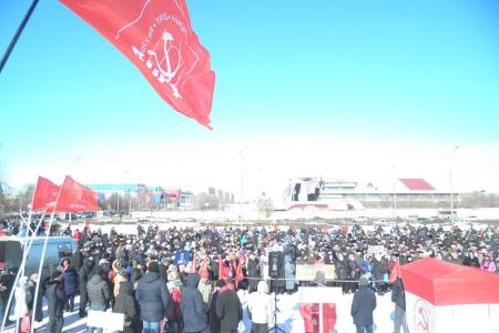 "Красная весна" в Самарской области. Митинг в Автозаводском районе Тольятти