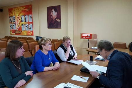 Владимир Поздняков провёл приём граждан в Чите