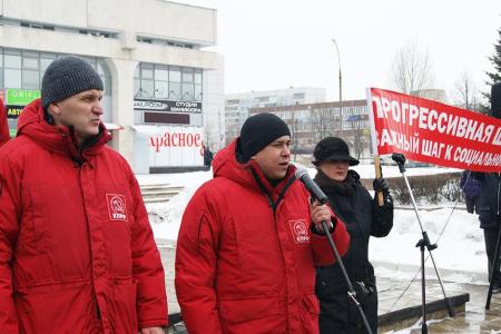 Ульяновские коммунисты провели серию митингов в рамках Всероссийской акции протеста