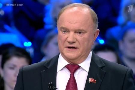 Г.А. Зюганов выступил в программе "Первая студия" на Первом канале