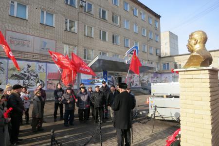 Тамбовские коммунисты почтили светлую память И.В. Сталина