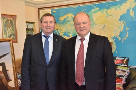Г.А. Зюганов провел встречу с депутатом Европарламента от Коммунистической партии Чехии и Моравии, заместителем Председателя Делегации  Европарламента в Комитете парламентского сотрудничества Россия-ЕС Йиржи Машталкой