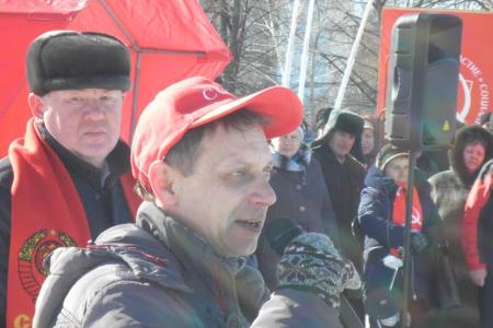 "Красная весна" в Самарской области. Митинг в Автозаводском районе Тольятти