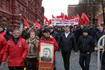 Тульские коммунисты почтили память И.В. Сталина
