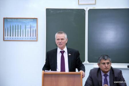 ​С.М. Пантелеев встретился со студентами и преподавателями Балтийского государственного технического университета "Военмех" им. Д.Ф. Устинова