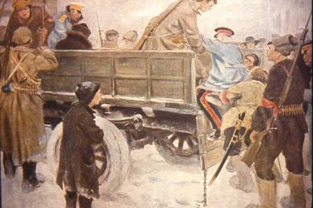Проект KPRF.RU "Хроника революции". 13 марта 1917 года: В Петрограде сдались последние защитники режима, Петросовет выступил за cоздание Временного революционного правительства, царь пытается добраться до Петрограда