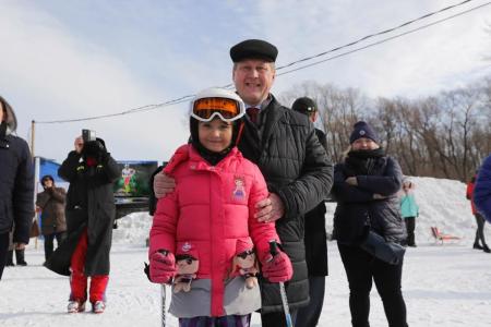 Анатолий Локоть открыл «Кубок мэра города Новосибирска по горнолыжному спорту»