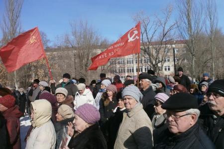 "Красная весна" в Самарской области. Митинг в Новокуйбышевске
