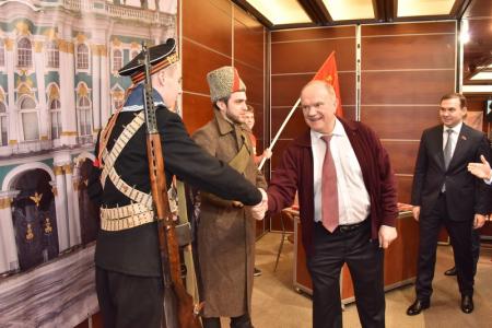 Г.А. Зюганов: "Мы все устремились к 100-летию Великого Октября"