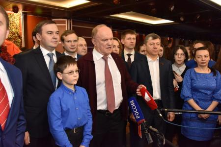 Г.А. Зюганов: "Мы все устремились к 100-летию Великого Октября"