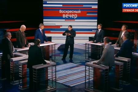 Л.И. Калашников в программе «Вечер с Владимиром Соловьевым» 9 апреля 2017 года