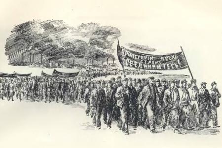 Проект KPRF.RU "Хроника революции". 16 апреля 1917 года: Ленин прибывает в Петроград, где выступает в особняке Кшесинской с "Апрельскими тезисами"