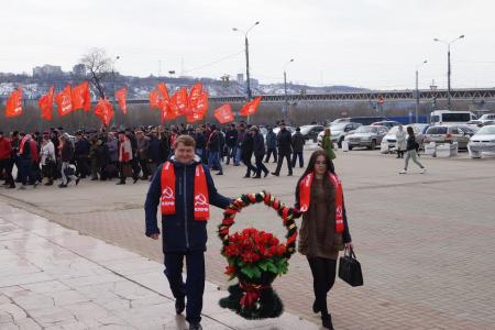 Нижегородские коммунисты встретили 147-летие со дня рождения Ленина
