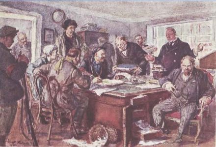 Проект KPRF.RU "Хроника революции". 16 апреля 1917 года: Ленин прибывает в Петроград, где выступает в особняке Кшесинской с "Апрельскими тезисами"